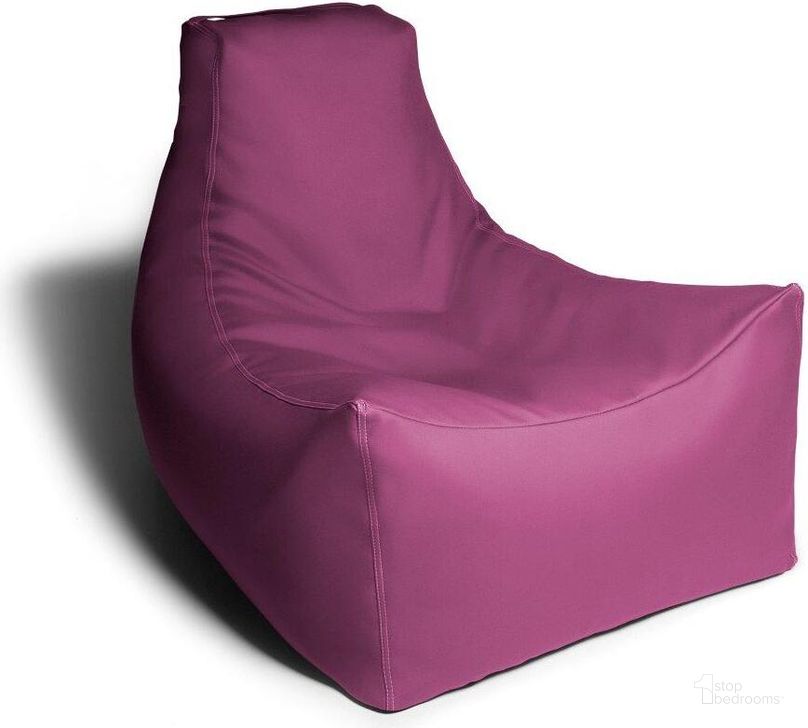 The appearance of Foam Labs Jokinen Premium Vinyl Classroom Bean Bag Chair In Plum designed by Jaxx Bean Bags in the modern / contemporary interior design. This plum piece of furniture  was selected by 1StopBedrooms from  to add a touch of cosiness and style into your home. Sku: 17016227. Product Type: Accent Chair. Material: Vinyl. Image1