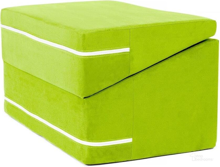 The appearance of Foam Labs Maloree Flipslide Playtime Furniture For Imaginative Kids In Lime designed by Jaxx Bean Bags in the modern / contemporary interior design. This lime piece of furniture  was selected by 1StopBedrooms from  to add a touch of cosiness and style into your home. Sku: 18943278. Material: Microsuede. Product Type: Accent Chair. Image1