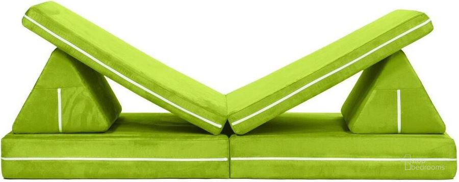 The appearance of Foam Labs Maloree Imaginative Furniture Playset For Creative Kids In Lime designed by Jaxx Bean Bags in the modern / contemporary interior design. This lime piece of furniture  was selected by 1StopBedrooms from  to add a touch of cosiness and style into your home. Sku: 18906278. Material: Microsuede. Product Type: Accent Chair. Image1