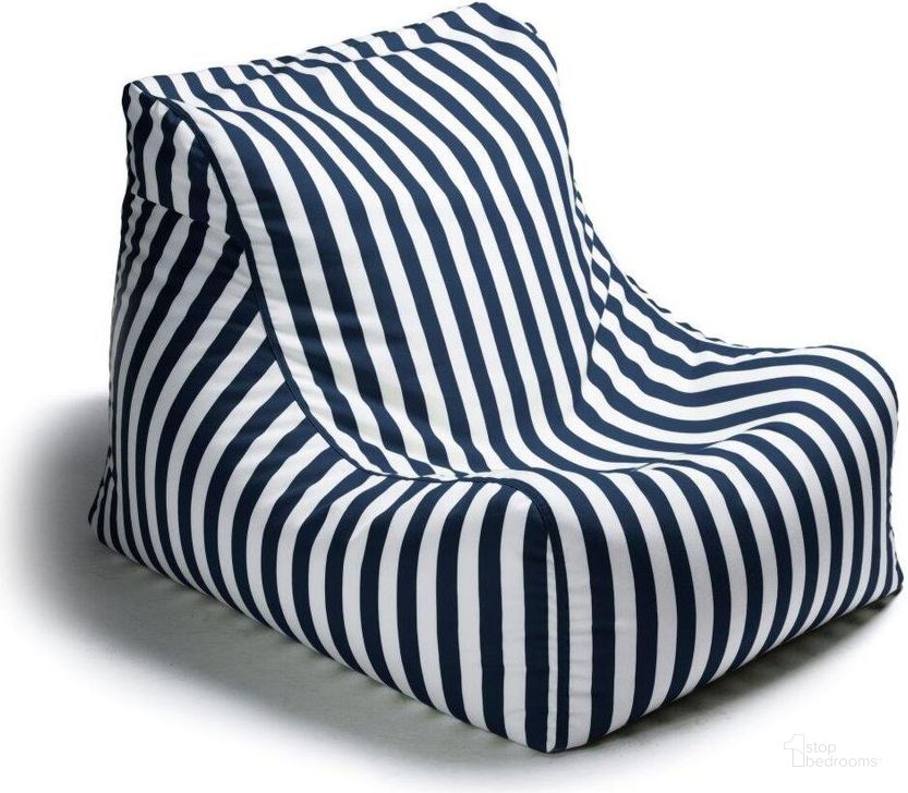 Striped outdoor 2025 bean bag chair