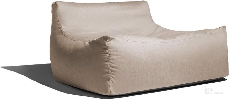 The appearance of Foam Labs Veridiana Outdoor Bean Bag Loveseat Modern Patio Sofa In Flax designed by Jaxx Bean Bags in the modern / contemporary interior design. This flax piece of furniture  was selected by 1StopBedrooms from  to add a touch of cosiness and style into your home. Sku: 17814412. Material: Fabric. Product Type: Accent Chair. Image1