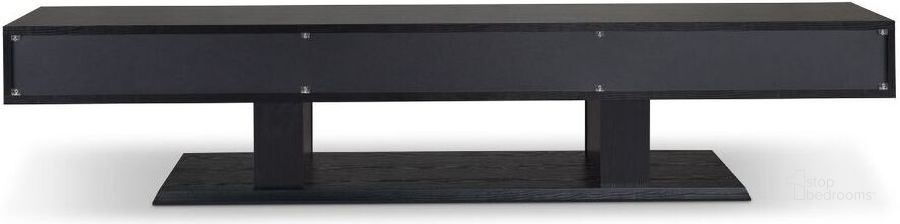 The appearance of Follian Black Tv Stand designed by ACME in the modern / contemporary interior design. This black piece of furniture  was selected by 1StopBedrooms from Follian Collection to add a touch of cosiness and style into your home. Sku: 80635. Material: Wood. Product Type: TV Stand. Image1