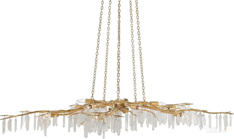 The appearance of Forest Light Gold Chandelier designed by Currey & Company in the modern / contemporary interior design. This gold piece of furniture  was selected by 1StopBedrooms from Aviva Stanoff Collection to add a touch of cosiness and style into your home. Sku: 9000-0040. Product Type: Chandelier. Material: Iron. Image1