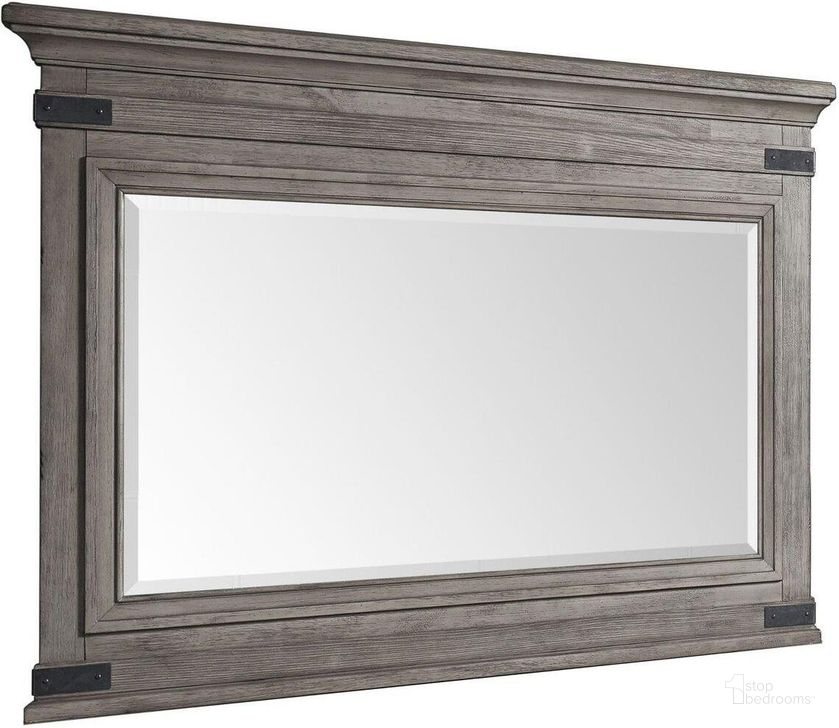 The appearance of Forge Brushed Steel Chesser Mirror designed by Intercon in the industrial interior design. This gray piece of furniture  was selected by 1StopBedrooms from Forge Collection to add a touch of cosiness and style into your home. Sku: FG-BR-4991-STE-C. Product Type: Dresser Mirror. Image1