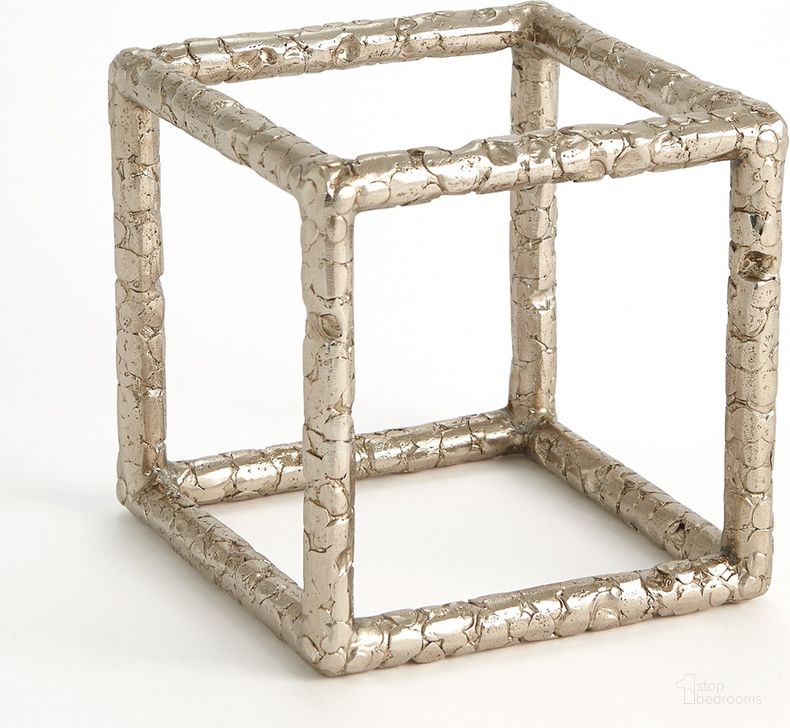 The appearance of Forged Cube In Nickel designed by Global Views in the modern / contemporary interior design. This silver piece of furniture  was selected by 1StopBedrooms from Forged Collection to add a touch of cosiness and style into your home. Sku: 9.93699. Product Type: Decorative Accessory. Material: Iron. Image1