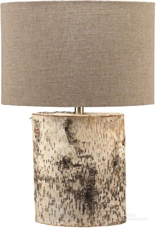 The appearance of Forrester Table Lamp designed by Jamie Young Company in the rustic / southwestern interior design. This birch piece of furniture  was selected by 1StopBedrooms from Forrester Collection to add a touch of cosiness and style into your home. Sku: 9FORRBIOV255. Material: Resin. Product Type: Table Lamp. Image1