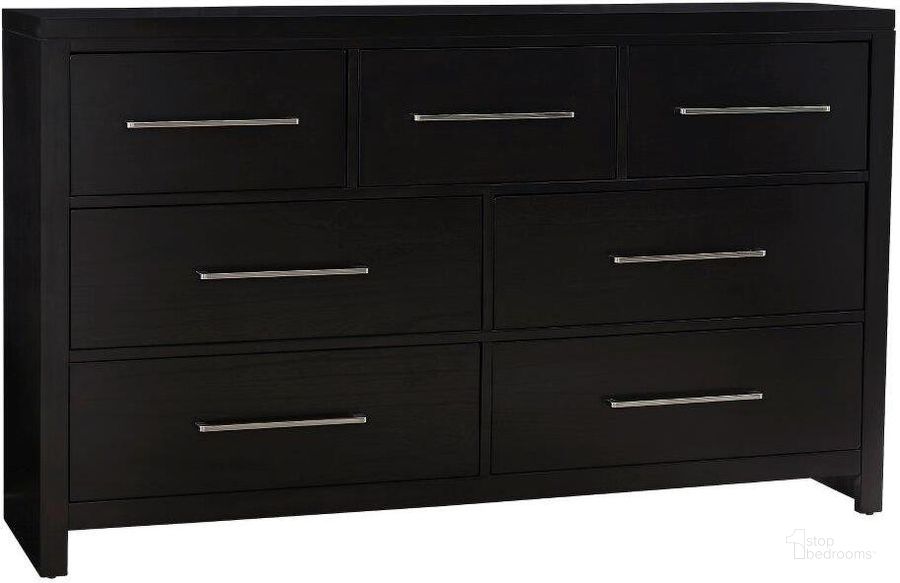 The appearance of Foxfire Black Drawer Dresser designed by Progressive Furniture in the modern / contemporary interior design. This black piece of furniture  was selected by 1StopBedrooms from Foxfire Collection to add a touch of cosiness and style into your home. Sku: B117-23. Product Type: Dresser. Material: Rubberwood. Image1