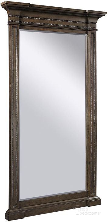 The appearance of Foxhill Floor Mirror In Dark Brown designed by Aspenhome in the traditional interior design. This dark brown piece of furniture  was selected by 1StopBedrooms from Foxhill Collection to add a touch of cosiness and style into your home. Sku: I201-465F. Material: Wood. Product Type: Mirror. Image1