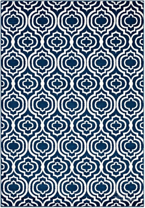 The appearance of Frame Transitional Moroccan Trellis 5X8 Area Rug In Morcoccan Blue and Ivory designed by Modway in the transitional interior design. This morcoccan blue and ivory piece of furniture  was selected by 1StopBedrooms from Frame Collection to add a touch of cosiness and style into your home. Sku: R-1130C-58. Material: Polypropylene. Product Type: Area Rugs. Image1