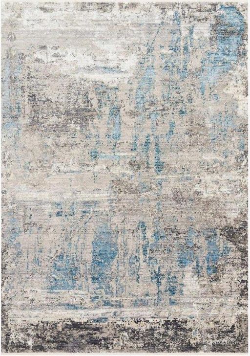 The appearance of Franca Grey/Ocean Rug FNCAFRN-05GYOC2340 designed by Loloi Rugs in the transitional interior design. This grey and ocean piece of furniture  was selected by 1StopBedrooms from Franca Collection to add a touch of cosiness and style into your home. Sku: FNCAFRN-05GYOC2340. Product Type: Rug. Material: Viscose. Image1