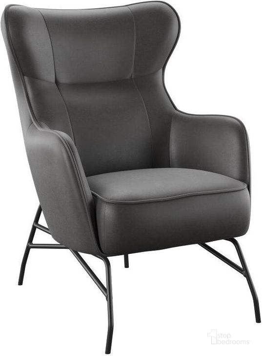 The appearance of Franky Accent Chair In Black designed by Emerald Home Furnishings in the modern / contemporary interior design. This black piece of furniture  was selected by 1StopBedrooms from Franky Collection to add a touch of cosiness and style into your home. Sku: U3327-05-16. Material: Wood. Product Type: Accent Chair. Image1