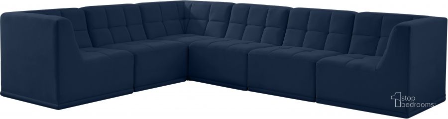 The appearance of Frasers Grant Navy Velvet Sectional 0qb24434959 designed by Furnique in the modern / contemporary interior design. This navy velvet piece of furniture  was selected by 1StopBedrooms from Frasers Grant Collection to add a touch of cosiness and style into your home. Sku: 650Navy-Sec6A-1;650Navy-Sec6A-2;650Navy-Sec6A-3;650Navy-Sec6A-4;650Navy-Sec6A-5;650Navy-Sec6A-6. Product Type: Sectional. Material: Velvet. Layout: L-Shape. Image1