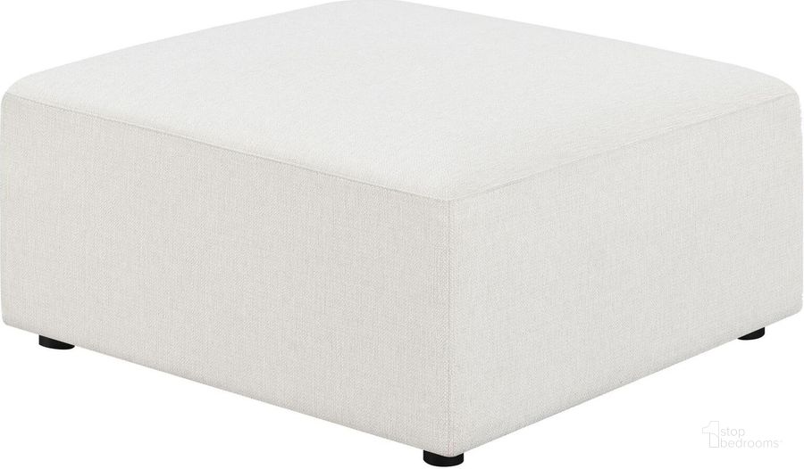 The appearance of Freddie Upholstered Square Ottoman Pearl designed by Coaster in the modern / contemporary interior design. This pearl piece of furniture  was selected by 1StopBedrooms from Freddie Collection to add a touch of cosiness and style into your home. Sku: 551643. Product Type: Ottoman. Material: Plastic. Image1