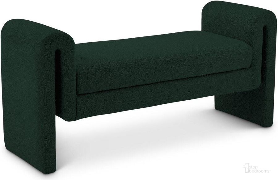 The appearance of Fredericton Green Accent and Storage Bench 0qb24403748 designed by Furnique in the modern / contemporary interior design. This green piece of furniture  was selected by 1StopBedrooms from Fredericton Collection to add a touch of cosiness and style into your home. Sku: 149Green. Material: Fabric. Product Type: Bench. Image1