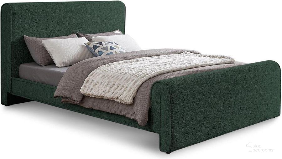 The appearance of Fredericton Green Full Bed designed by Furnique in the modern / contemporary interior design. This green piece of furniture  was selected by 1StopBedrooms from Fredericton Collection to add a touch of cosiness and style into your home. Sku: StylusGreen-F-1;StylusGreen-F-2;StylusGreen-F-3. Material: Wood. Product Type: Bed. Bed Size: Full. Image1