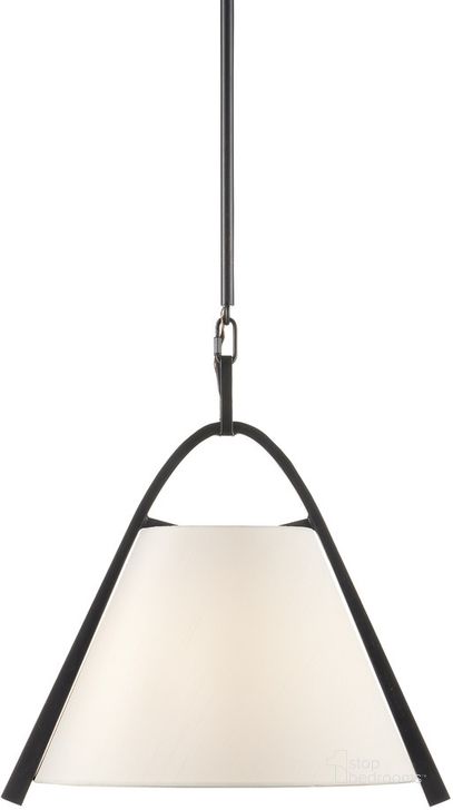 The appearance of Frey Pendant In Black designed by Currey & Company in the modern / contemporary interior design. This black piece of furniture  was selected by 1StopBedrooms from Frey Collection to add a touch of cosiness and style into your home. Sku: 9000-0951. Material: Metal. Product Type: Pendant Lighting. Image1