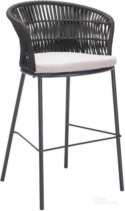 The appearance of Freycinet Barstool In Black designed by Zuo Modern in the modern / contemporary interior design. This black piece of furniture  was selected by 1StopBedrooms from Freycinet Collection to add a touch of cosiness and style into your home. Sku: 703989. Material: Steel. Product Type: Barstool. Image1