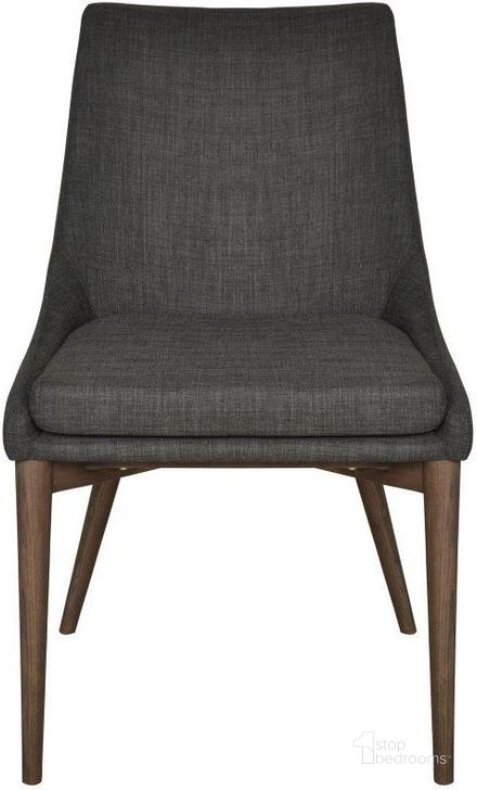 The appearance of Fritz Side Chair Set of 2 In Dark Grey designed by LH Imports in the modern / contemporary interior design. This dark grey piece of furniture  was selected by 1StopBedrooms from Fritz Collection to add a touch of cosiness and style into your home. Sku: FZ-01DG. Product Type: Side Chair. Material: Plywood. Image1