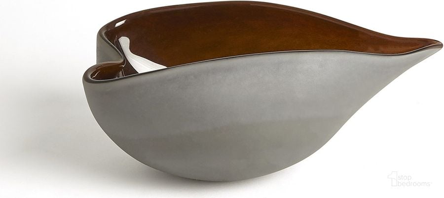 The appearance of Frosted Grey Small Bowl With Amber Casing designed by Global Views in the modern / contemporary interior design. This gray piece of furniture  was selected by 1StopBedrooms from Frosted Collection to add a touch of cosiness and style into your home. Sku: 8.82936. Material: Glass. Product Type: Bowl. Image1