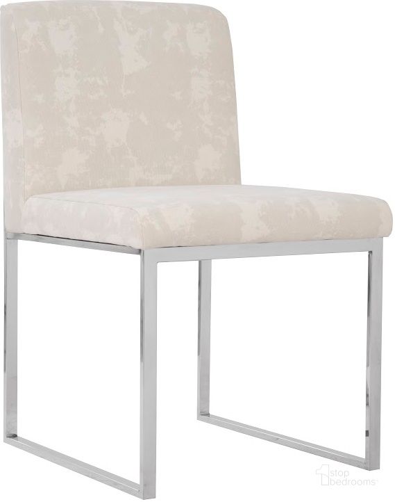 The appearance of Frozen Dining Chair In Off White designed by Phillips Collection in the modern / contemporary interior design. This off white piece of furniture  was selected by 1StopBedrooms from Frozen Collection to add a touch of cosiness and style into your home. Sku: PH103801. Material: Fabric. Product Type: Dining Chair.