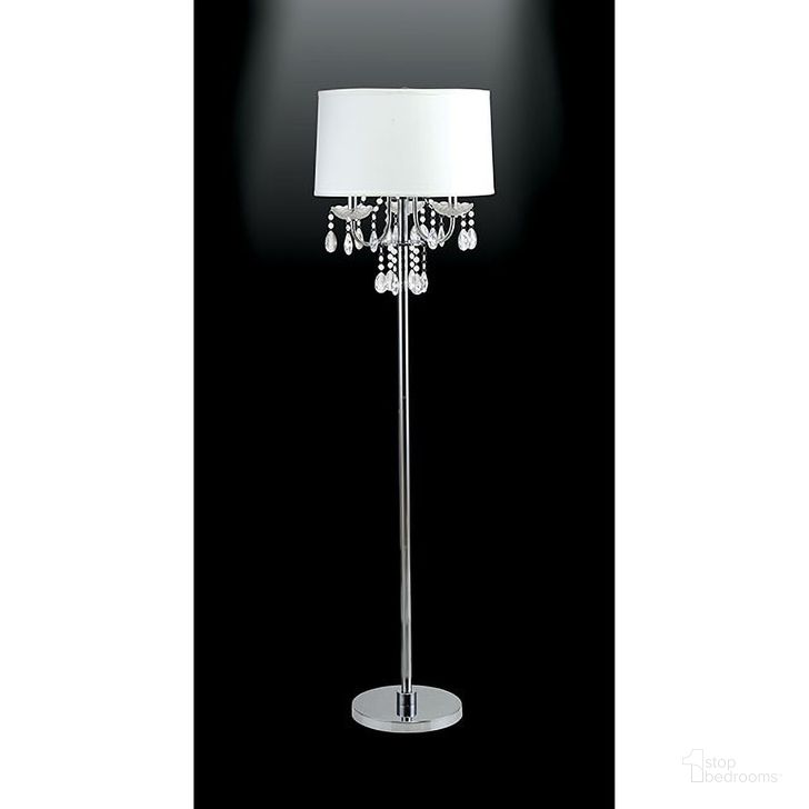 The appearance of Furniture of America Jada White Floor Lamp designed by Furniture of America in the traditional interior design. This white piece of furniture  was selected by 1StopBedrooms from Jada Collection to add a touch of cosiness and style into your home. Sku: L76733WH-F. Material: Metal. Product Type: Floor Lamp. Image1