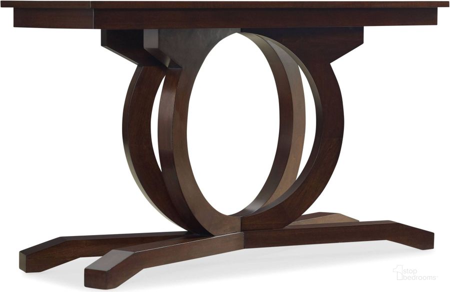 The appearance of Kinsey Brown Console Table designed by Hooker in the modern / contemporary interior design. This brown piece of furniture  was selected by 1StopBedrooms from Kinsey Collection to add a touch of cosiness and style into your home. Sku: 5066-80161. Material: Wood. Product Type: Console Table. Image1