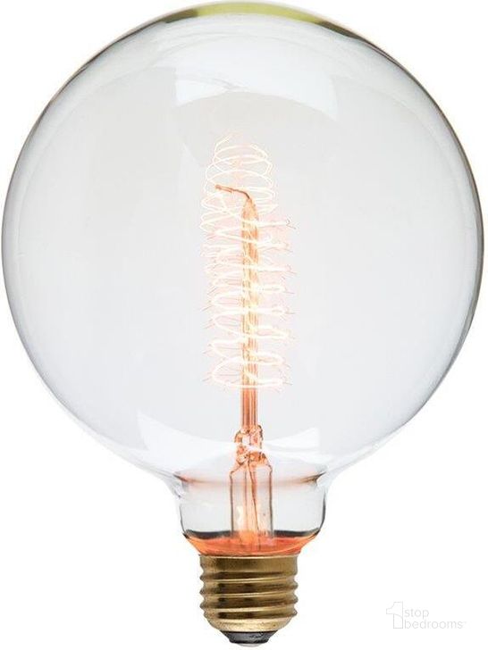 The appearance of G125 60 Anchors 40W Clear Glass Light Bulb Lighting designed by Nuevo in the modern / contemporary interior design. This clear piece of furniture  was selected by 1StopBedrooms from G125 60 Anchors 40W Collection to add a touch of cosiness and style into your home. Sku: HGPL123. Material: Glass. Product Type: Lamp.
