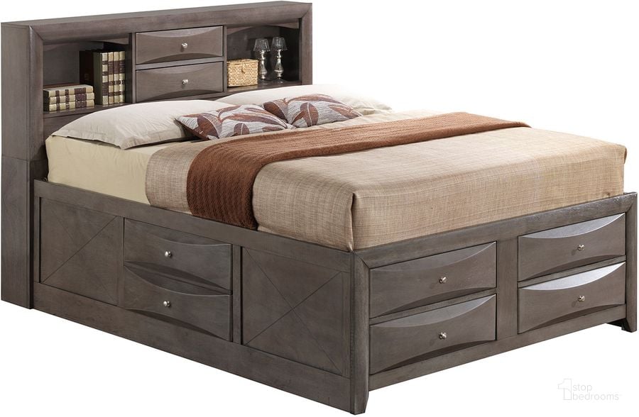 The appearance of Glory Furniture Twin Storage Bed in Gray designed by Glory in the transitional interior design. This gray piece of furniture  was selected by 1StopBedrooms from G1505 Collection to add a touch of cosiness and style into your home. Sku: G1505G-TSB3-Twin STGE Bed HDBD;G1505G-TSB3-Twin STGE Bed FTBD;G1505G-TSB3-Twin STGE Bed Rails;G1505G-TSB3-Twin STGE Bed Drawers for Rails;G1505G-TSB3-Twin STGE Bed Drawers for FTBD;G1505G-TSB3-Twin STGE Bed Drawers for FTBD. Bed Type: Storage Bed. Material: Wood. Product Type: Storage Bed. Bed Size: Twin.