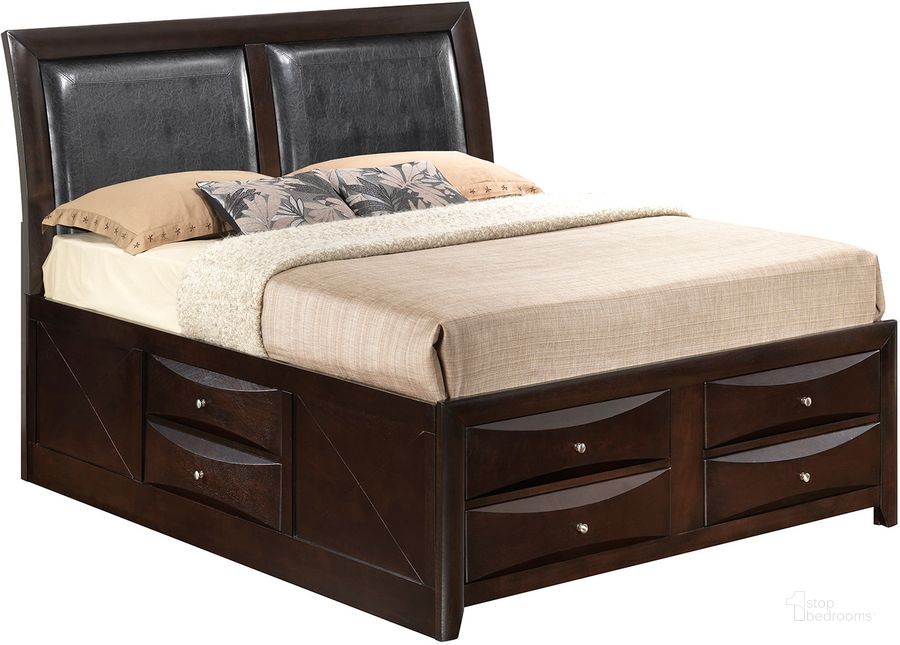 The appearance of Glory Furniture Full Storage Bed in Cappaccino G1525I-FSB4 designed by Glory in the transitional interior design. This cappuccino piece of furniture  was selected by 1StopBedrooms from G1525I Collection to add a touch of cosiness and style into your home. Sku: G1525I-FSB4-Full STGE Bed HDBD;G1525I-FSB4-Full STGE Bed FTBD;G1525I-FSB4-Full STGE Bed Rails;G1525I-FSB4-Full STGE Bed Drawers for Rails;G1525I-FSB4-Full STGE Bed Drawers for FTBD;G1525I-FSB4-Full STGE Bed Drawers for FTBD. Bed Type: Storage Bed. Material: Wood. Product Type: Storage Bed. Bed Size: Full.