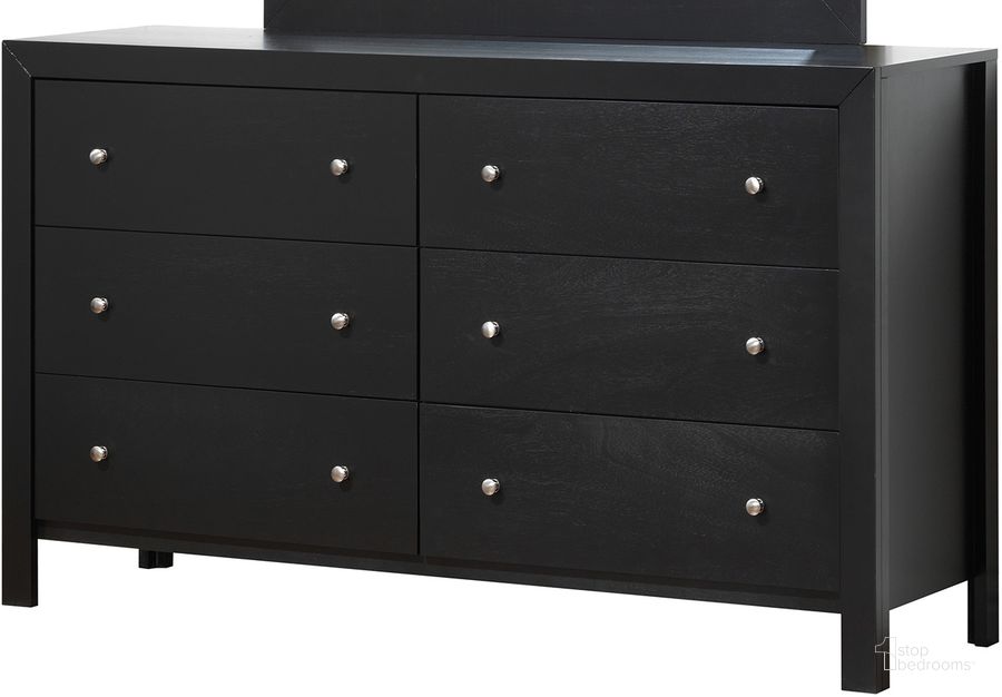 The appearance of Glory Furniture Dresser in Black designed by Glory in the transitional interior design. This black piece of furniture  was selected by 1StopBedrooms from G2450 Collection to add a touch of cosiness and style into your home. Sku: G2450-D-Dresser. Material: Wood. Product Type: Dresser. Image1