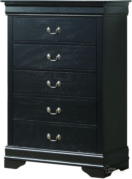 The appearance of Glory Furniture G3150 Chest in Black designed by Glory in the traditional interior design. This black piece of furniture  was selected by 1StopBedrooms from G3150 Collection to add a touch of cosiness and style into your home. Sku: G3150-CH-Chest. Material: Wood. Product Type: Chest.