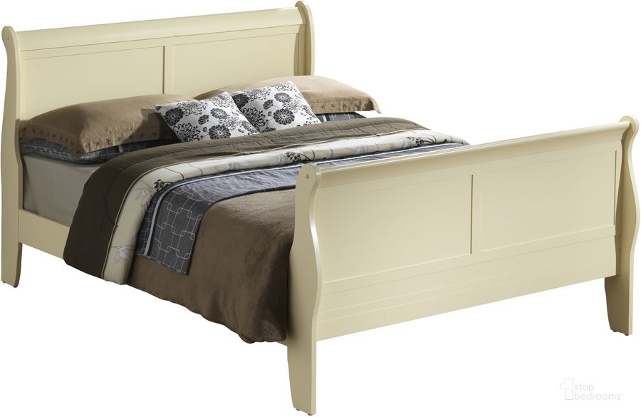 The appearance of Glory Furniture G3175 Queen Bed in Beige designed by Glory in the traditional interior design. This beige piece of furniture  was selected by 1StopBedrooms from G3175 Collection to add a touch of cosiness and style into your home. Sku: G3175A-QB-Queen Bed  Headboard & Footboard;G3175A-QB-Queen Bed  Rails. Bed Type: Sleigh Bed. Material: Wood. Product Type: Sleigh Bed. Bed Size: Queen. Image1