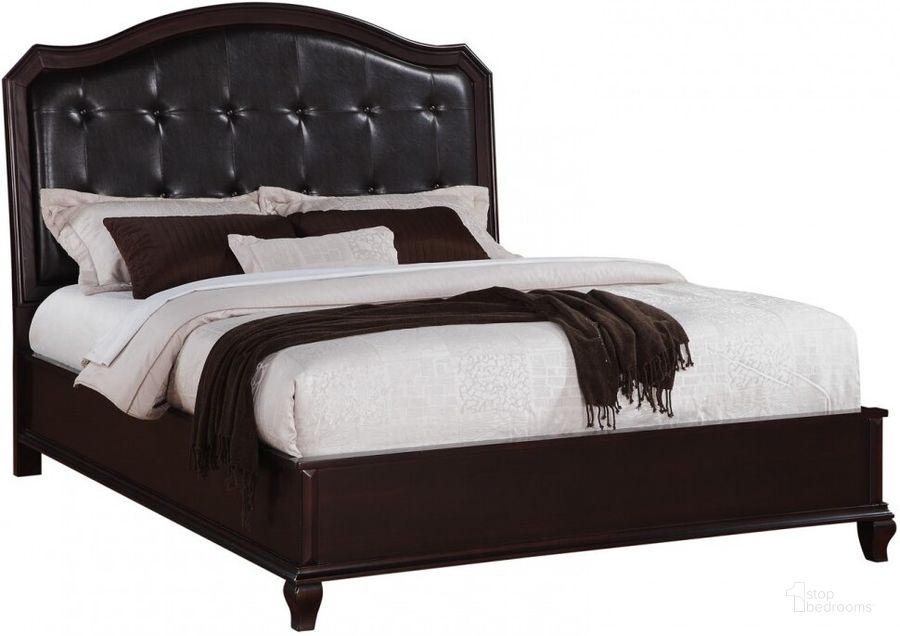 The appearance of Glory Furniture G9000 King Bed in Cappuccino designed by Glory in the traditional interior design. This cappuccino piece of furniture  was selected by 1StopBedrooms from G9000 Collection to add a touch of cosiness and style into your home. Sku: G9000A-KB-King  Bed  Headboard;G9000A-KB-King Bed  Footboard;G9000A-KB-King Bed  Rails. Bed Type: Panel Bed. Material: Upholstered. Product Type: Panel Bed. Bed Size: King. Image1