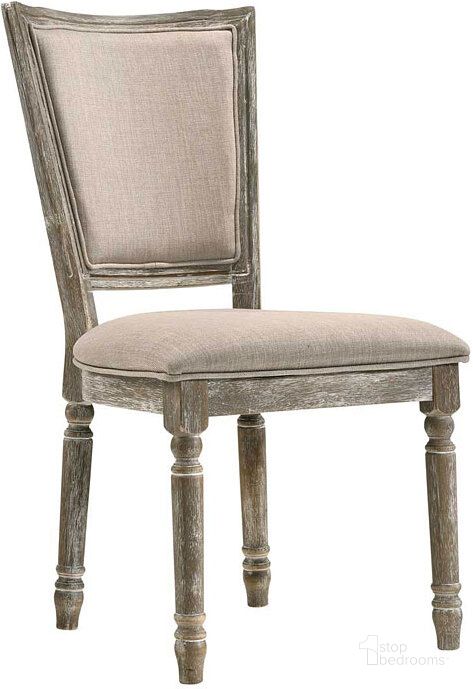 The appearance of Gabrian Side Chair (Set of 2) designed by ACME in the transitional interior design. This beige piece of furniture  was selected by 1StopBedrooms from Gabrian Collection to add a touch of cosiness and style into your home. Sku: 60172. Material: Wood. Product Type: Dining Chair. Image1