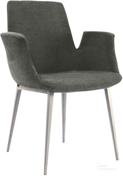 The appearance of Gabriella Gray Dining Chair designed by Bellini Modern Living in the modern / contemporary interior design. This gray piece of furniture  was selected by 1StopBedrooms from Gabriella Collection to add a touch of cosiness and style into your home. Sku: Gabriella-DC CGY. Product Type: Dining Chair.