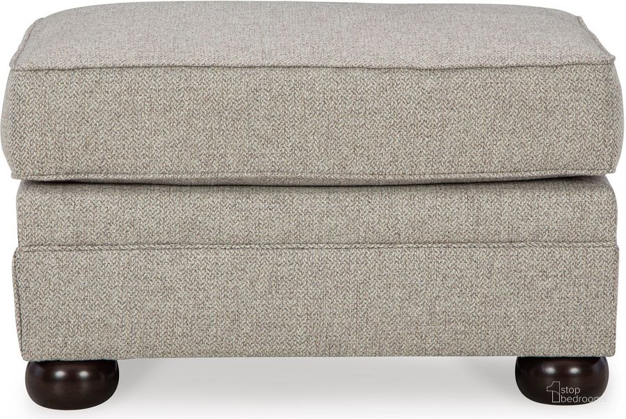 The appearance of Gaelon Ottoman In Dune designed by Signature Design by Ashley in the transitional interior design. This dune piece of furniture  was selected by 1StopBedrooms from Gaelon Collection to add a touch of cosiness and style into your home. Sku: 3730714. Material: Fabric. Product Type: Ottoman. Image1