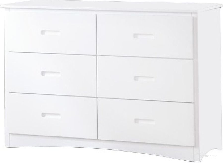 The appearance of Galen White Dresser designed by Homelegance in the transitional interior design. This white piece of furniture  was selected by 1StopBedrooms from Galen Collection to add a touch of cosiness and style into your home. Sku: B2053W-5. Material: Wood. Product Type: Dresser. Image1