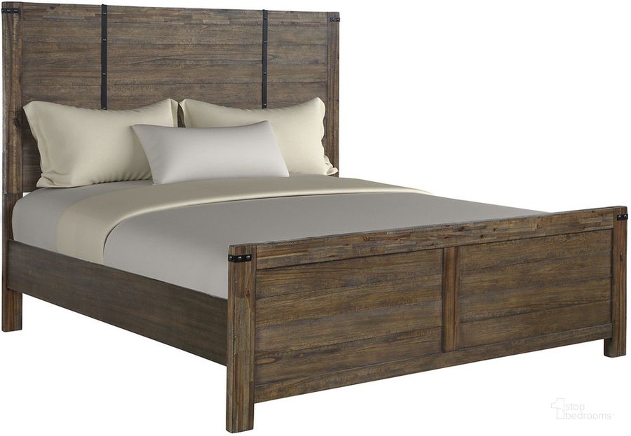 The appearance of Galleon Brown Cal. King Panel Bed designed by New Classic in the transitional interior design. This brown piece of furniture  was selected by 1StopBedrooms from Galleon Collection to add a touch of cosiness and style into your home. Sku: B1111-110;B1111-120;B1111-230. Bed Type: Panel Bed. Product Type: Panel Bed. Bed Size: California King. Image1