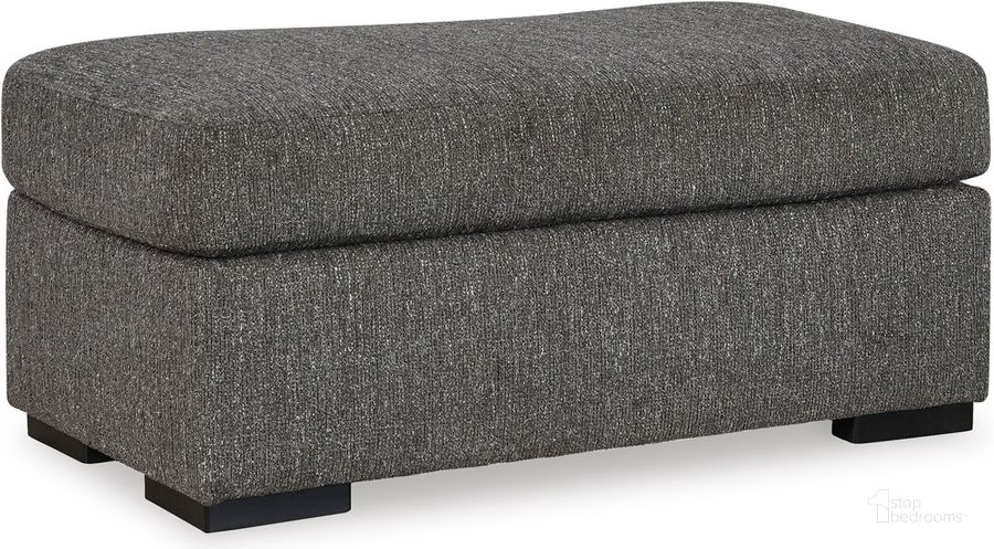 The appearance of Gardiner Pewter Ottoman designed by Signature Design by Ashley in the modern / contemporary interior design. This pewter piece of furniture  was selected by 1StopBedrooms from Gardiner Collection to add a touch of cosiness and style into your home. Sku: 5240414. Material: Fabric. Product Type: Ottoman. Image1