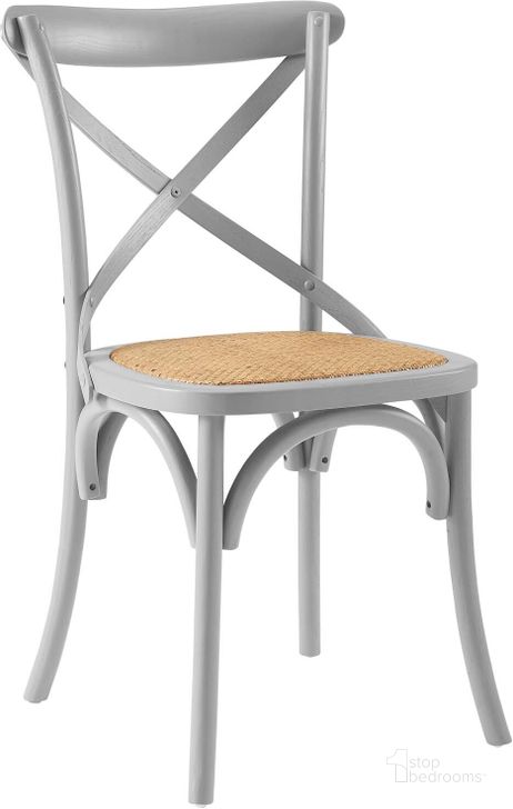 The appearance of Gear Dining Side Chair EEI-1541-LGR designed by Modway in the modern / contemporary interior design. This light gray piece of furniture  was selected by 1StopBedrooms from Gear Collection to add a touch of cosiness and style into your home. Sku: EEI-1541-LGR. Material: Wood. Product Type: Side Chair. Image1