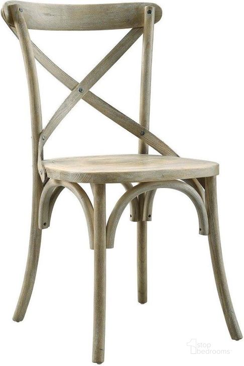 The appearance of Gear Gray Dining Side Chair designed by Modway in the modern / contemporary interior design. This gray piece of furniture  was selected by 1StopBedrooms from Gear Collection to add a touch of cosiness and style into your home. Sku: EEI-5564-GRY. Material: Wood. Product Type: Dining Chair. Image1