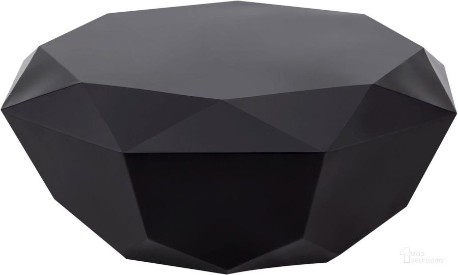 The appearance of Gemma Matte Black Coffee Table designed by Meridian in the modern / contemporary interior design. This matte black piece of furniture  was selected by 1StopBedrooms from Gemma Collection to add a touch of cosiness and style into your home. Sku: 222Black-C. Product Type: Coffee Table. Image1