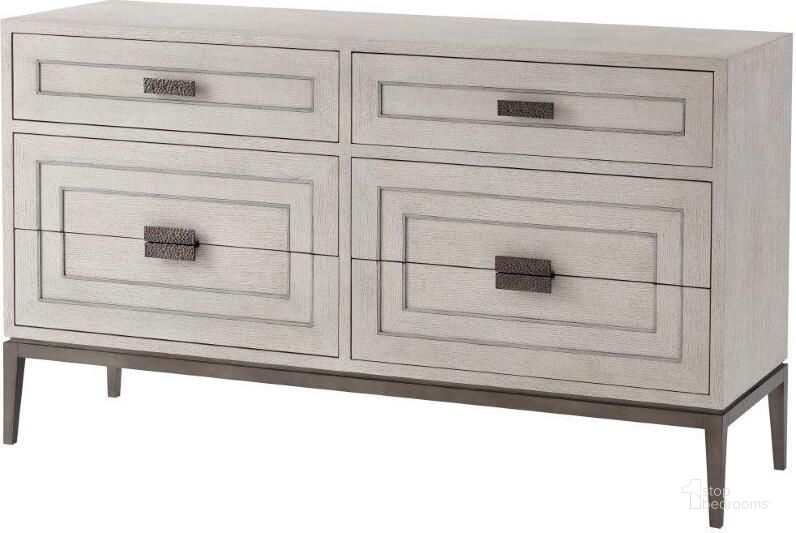 The appearance of Genevra Dresser 6005-603.C119 designed by Theodore Alexander in the transitional interior design. This  piece of furniture  was selected by 1StopBedrooms from Isola Collection to add a touch of cosiness and style into your home. Sku: 6005-603.C119. Material: Wood. Product Type: Dresser.