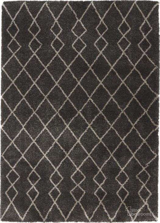 The appearance of Geometric Shag Charcoal 5 X 7 Area Rug designed by Nourison in the modern / contemporary interior design. This charcoal piece of furniture  was selected by 1StopBedrooms from Geometric Shag Collection to add a touch of cosiness and style into your home. Sku: 99446482167. Material: Polypropylene. Product Type: Area Rugs. Image1