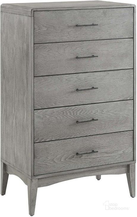The appearance of Georgia Wood Chest designed by Modway in the modern / contemporary interior design. This gray piece of furniture  was selected by 1StopBedrooms from Georgia Collection to add a touch of cosiness and style into your home. Sku: MOD-6240-GRY. Product Type: Chest. Material: Rubberwood. Image1