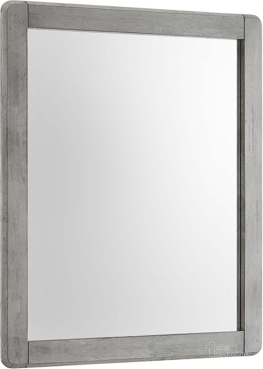 The appearance of Georgia Wood Mirror designed by Modway in the modern / contemporary interior design. This gray piece of furniture  was selected by 1StopBedrooms from Georgia Collection to add a touch of cosiness and style into your home. Sku: MOD-6243-GRY. Product Type: Mirror. Material: Rubberwood. Image1
