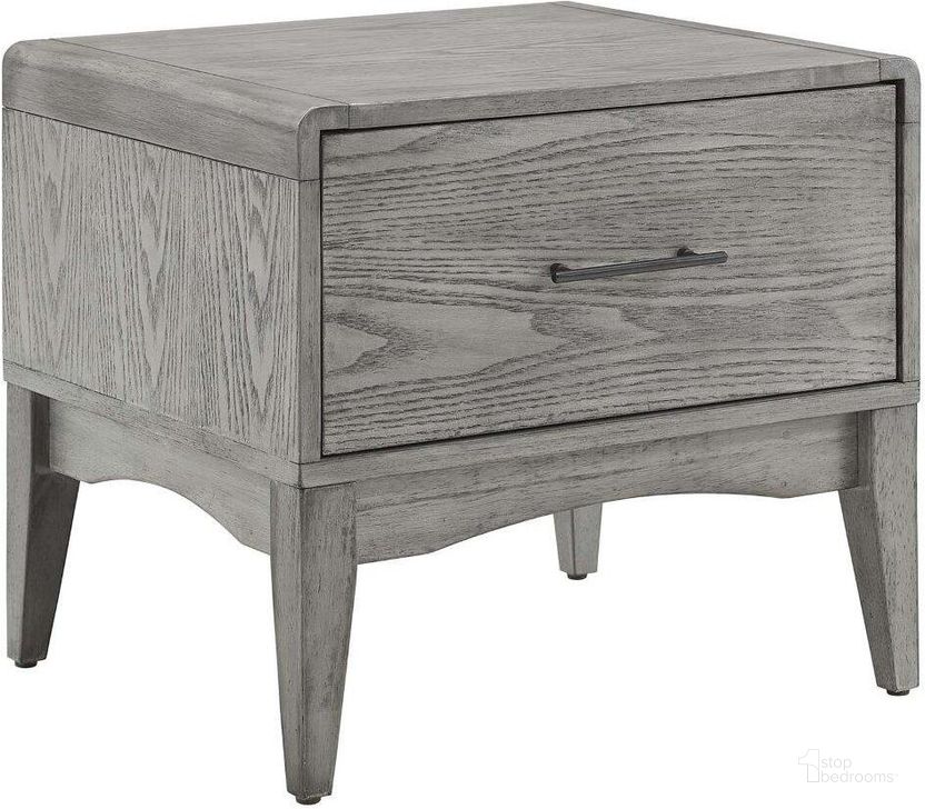 The appearance of Georgia Wood 	Nightstand designed by Modway in the modern / contemporary interior design. This gray piece of furniture  was selected by 1StopBedrooms from Georgia Collection to add a touch of cosiness and style into your home. Sku: MOD-6241-GRY. Product Type: Nightstand. Material: Rubberwood. Image1