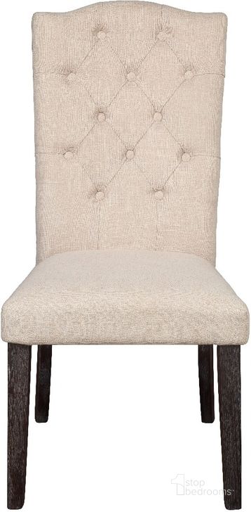 The appearance of Gerardo Beige Linen Side Chair Set of 2 designed by ACME in the transitional interior design. This beige piece of furniture  was selected by 1StopBedrooms from Gerardo Collection to add a touch of cosiness and style into your home. Sku: 60822. Material: Fabric. Product Type: Side Chair. Image1
