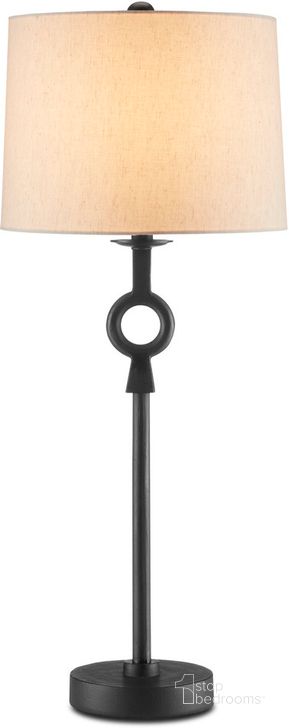 The appearance of Germaine Black Table Lamp designed by Currey & Company in the modern / contemporary interior design. This black piece of furniture  was selected by 1StopBedrooms from Germaine Collection to add a touch of cosiness and style into your home. Sku: 6000-0697. Material: Aluminum. Product Type: Table Lamp. Image1
