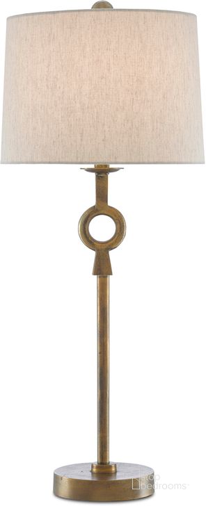 The appearance of Germaine Brass Table Lamp designed by Currey & Company in the modern / contemporary interior design. This brass piece of furniture  was selected by 1StopBedrooms from Germaine Collection to add a touch of cosiness and style into your home. Sku: 6000-0530. Material: Aluminum. Product Type: Table Lamp. Image1